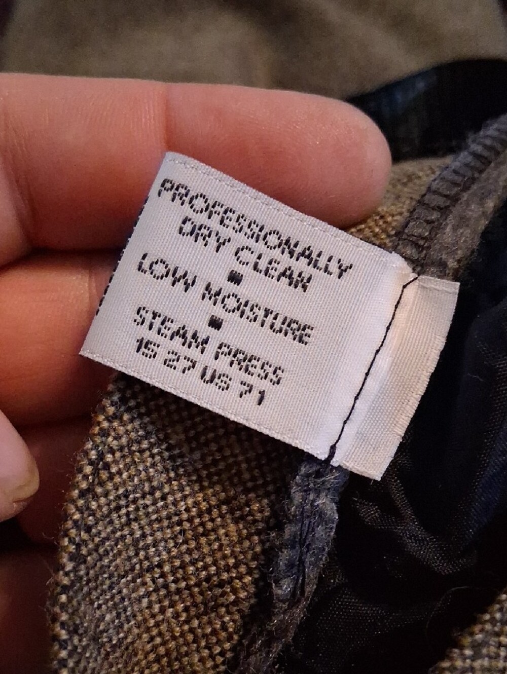 Ralph Lauren Olive Pleated Dress Pants - Picture 5 of 6